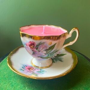 Teacup Candle. Soy Wax.
